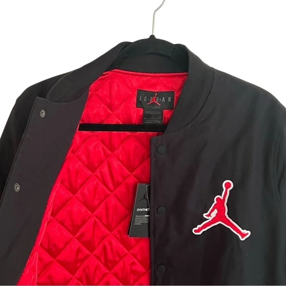 Air Jordan Black Red Legacy Japan Bomber Jacket NWT Medium